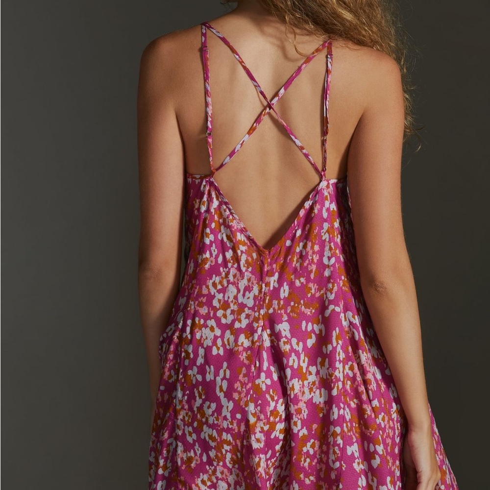 NWT By Anthropologie Sheer Mini Dress - Size M